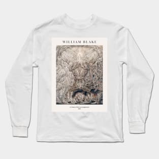 William Blake - A Vision of the Last Judgment Long Sleeve T-Shirt